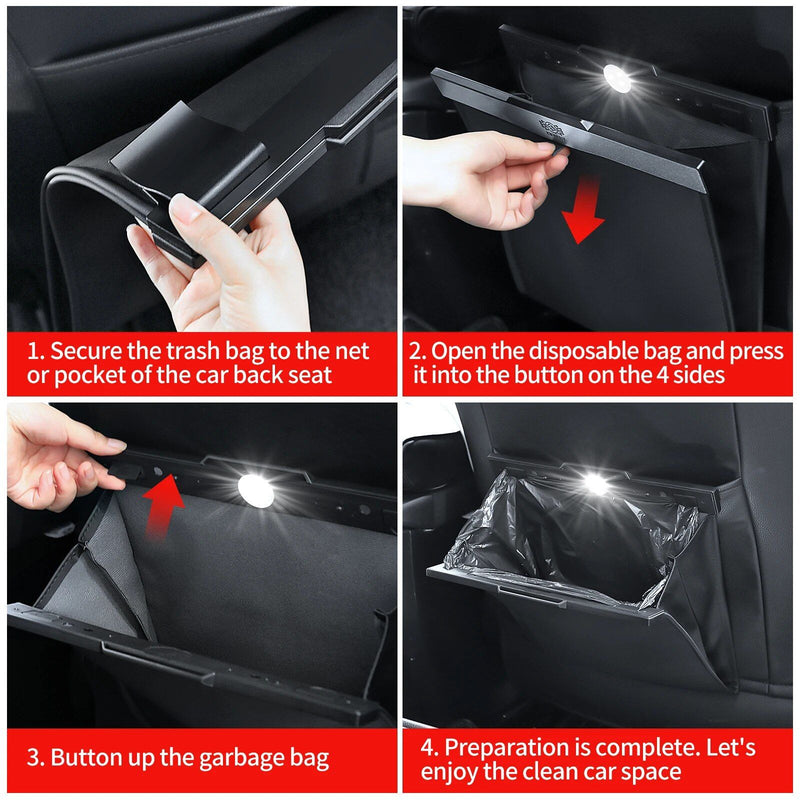 waterproof magnetic car trash bag, view 7 - MRSLM