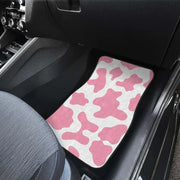 cow print car floor mats, view 5 - MRSLM