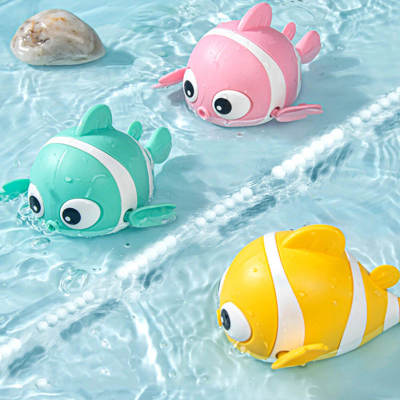 cartoon fish wind-up bath toy - MRSLM