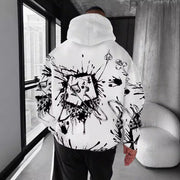 3D playing cards printed hoodie, view 4 - MRSLM
