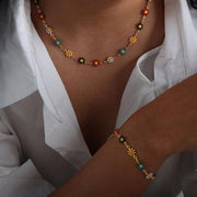 Bohemian flower jewelry - MRSLM