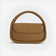 large soft split leather shoulder bag, view 3 - MRSLM