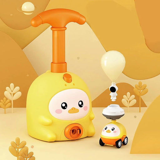 balloon-powered launcher and car set - MRSLM