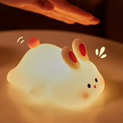 Cute rabbit silicone night lamp, view 7 - MRSLM