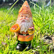 sunflower gnome resin garden statue, view 2 - MRSLM