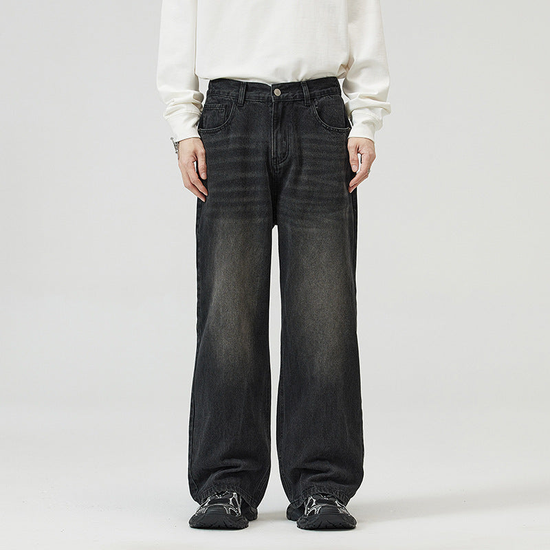 washed vintage wide-leg pants, view 8 - MRSLM