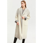 women's gradient wool coat, view 2 - MRSLM
