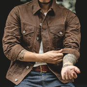 heavyweight canvas wax jacket - MRSLM