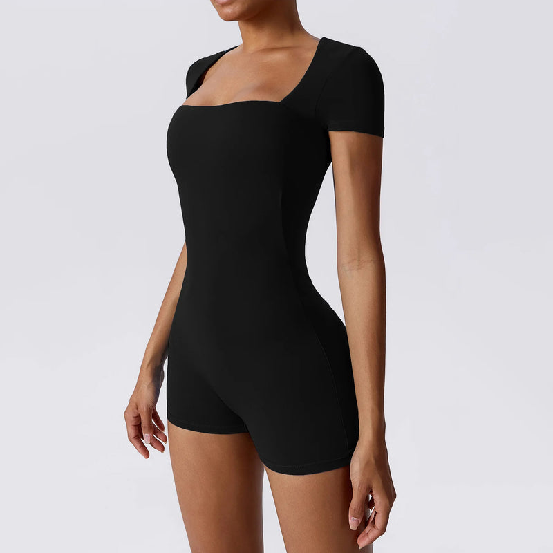 Women's yoga bodysuit, view 24 - MRSLM