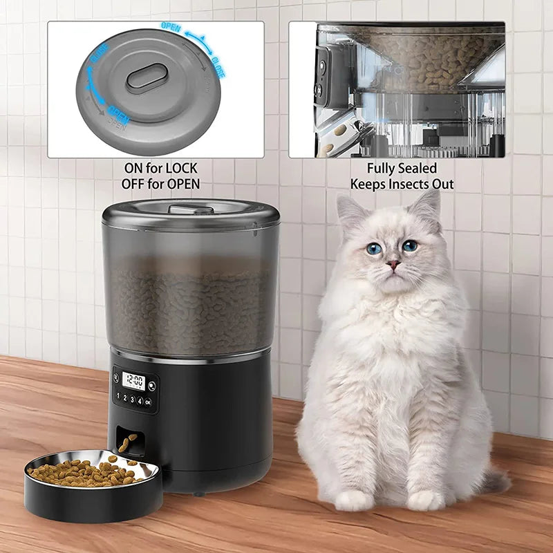 4L automatic pet feeder, view 5 - MRSLM