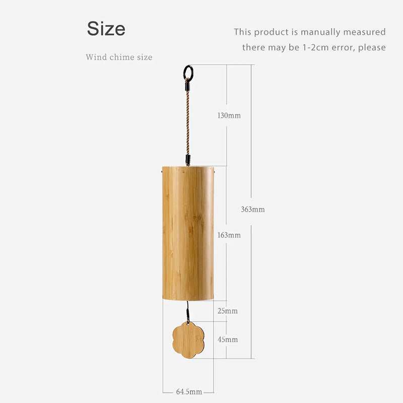 Bamboo harmony wind chimes, view 8 - MRSLM