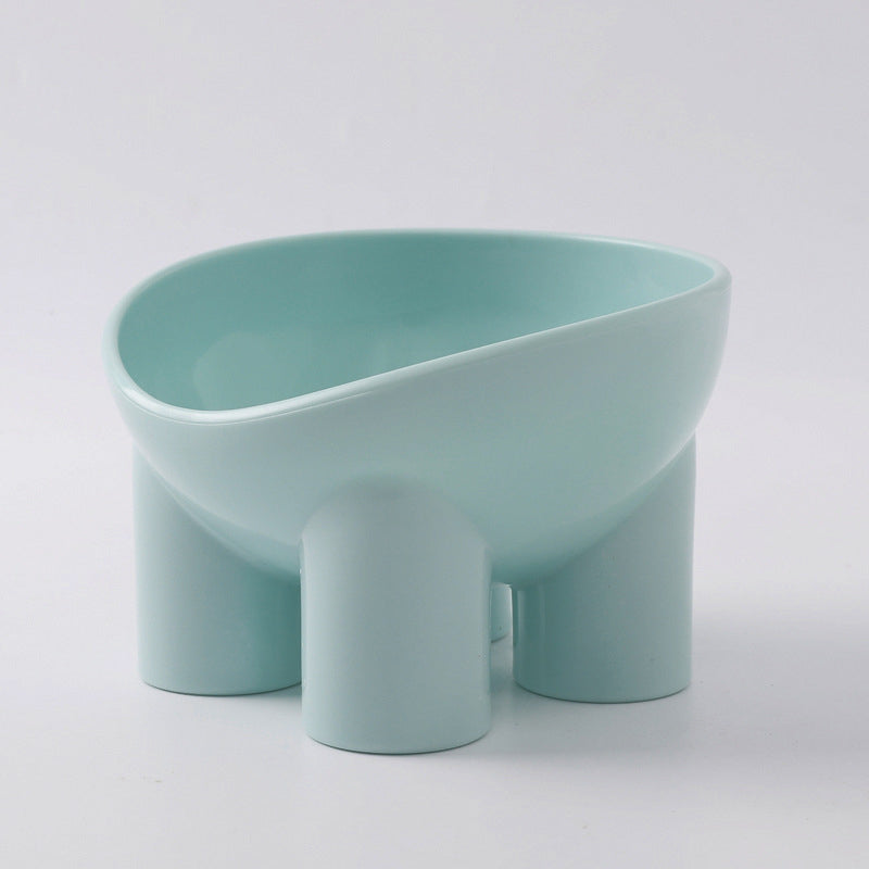 elevated high foot pet bowl, view 4 - MRSLM