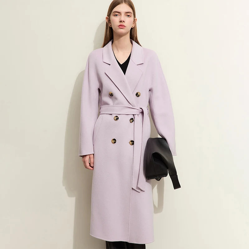 elegant autumn woolen coat for women - MRSLM