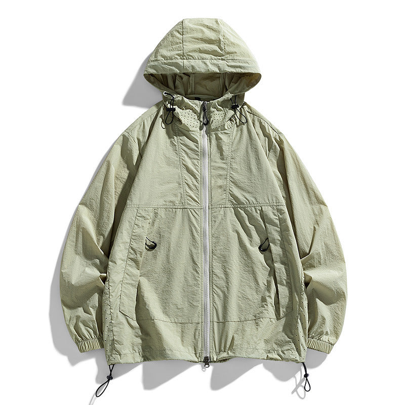 men's lightweight nylon jacket, view 9 - MRSLM