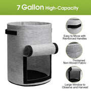 felt plant grow bags, view 7 - MRSLM