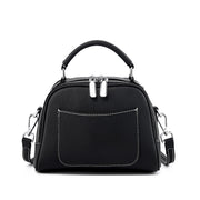 Cowhide leather shoulder bag, view 3 - MRSLM