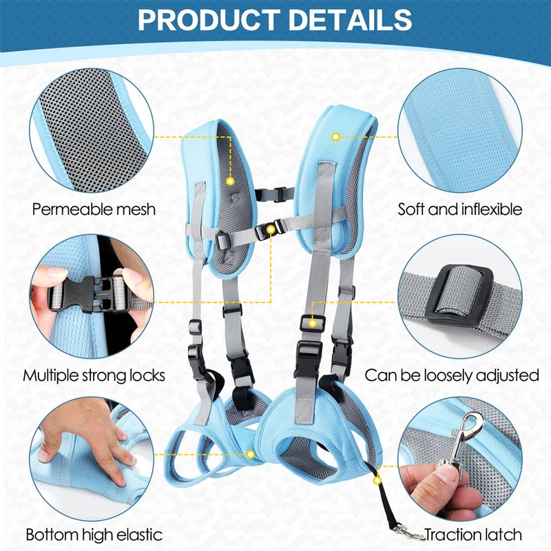 adjustable breathable pet carrier backpack, view 8 - MRSLM