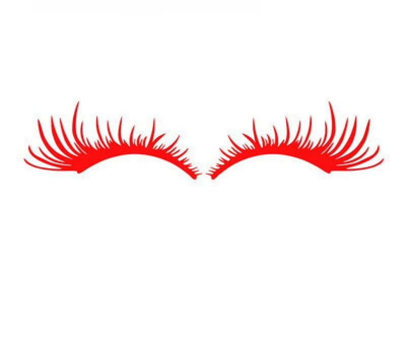 reflective car headlight eyebrow stickers, view 3 - MRSLM