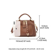 split leather crossbody bag, view 10 - MRSLM