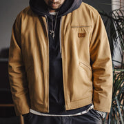 retro canvas men's autumn jacket, view 6 - MRSLM