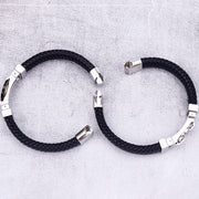 men's vintage leather bracelet, view 2 - MRSLM
