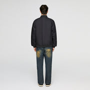 loose stand collar pilot jacket, view 3 - MRSLM