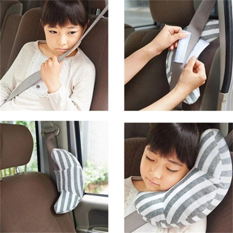 Kid-friendly car seat belt pillow, view 6 - MRSLM