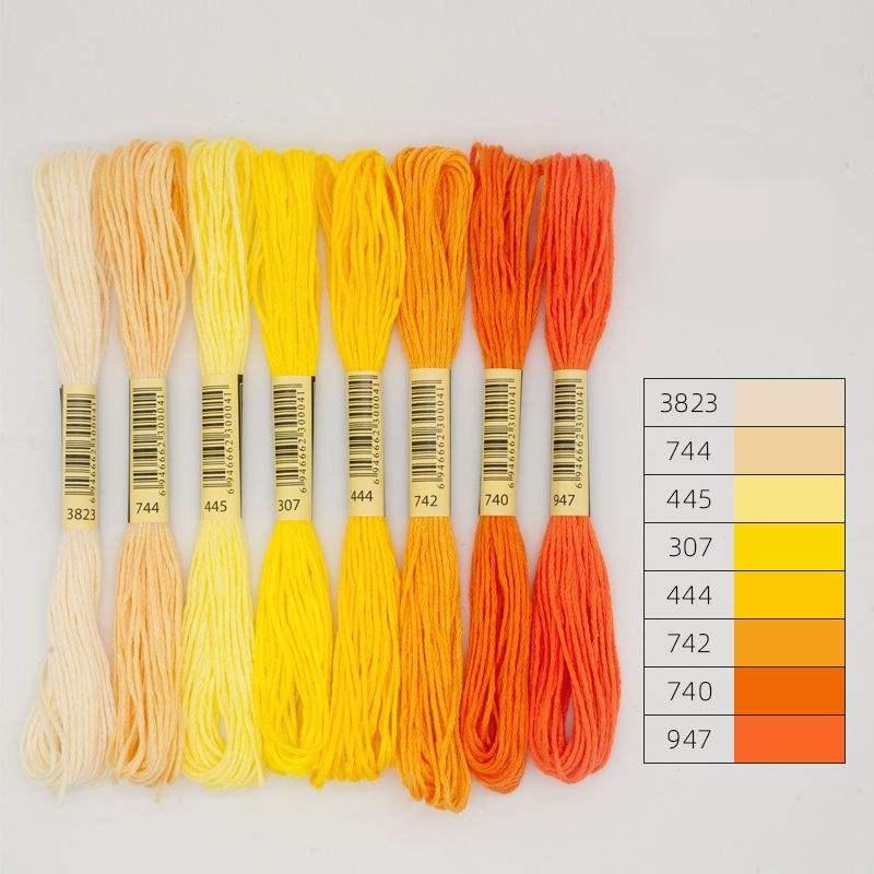 gradient color cross stitch thread, view 8 - MRSLM