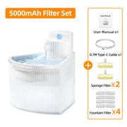 wireless cat water fountain, view 3 - MRSLM