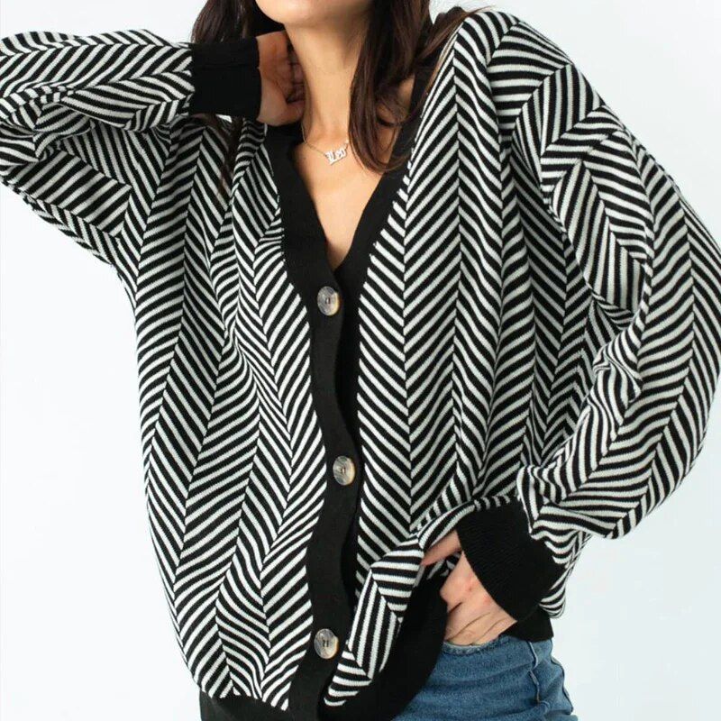 oversized knit cardigan, view 7 - MRSLM