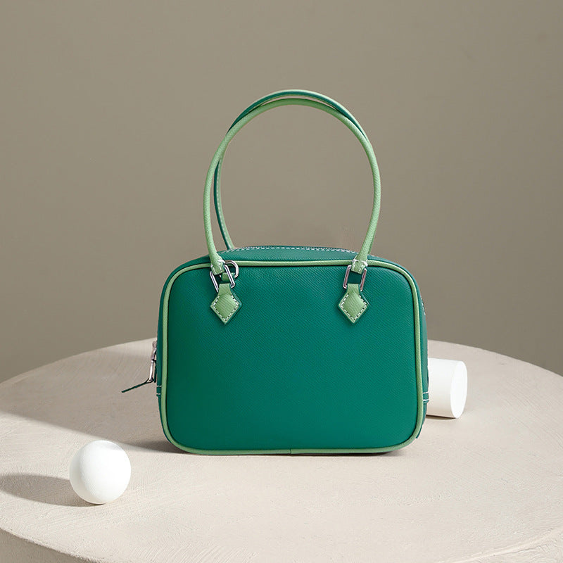 leather mini shoulder bag, view 4 - MRSLM