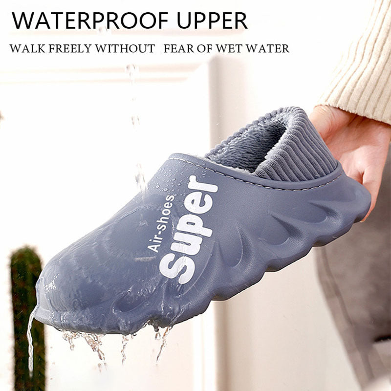 EVA waterproof plush home slippers, view 4 - MRSLM