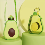 avocado kids water bottle with straw, view 8 - MRSLM