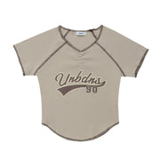 women's slim fit cropped t-shirt, view 3 - MRSLM