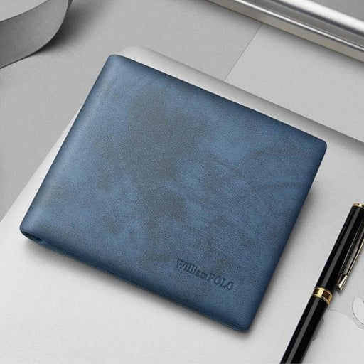 genuine leather rfid men's wallet - MRSLM