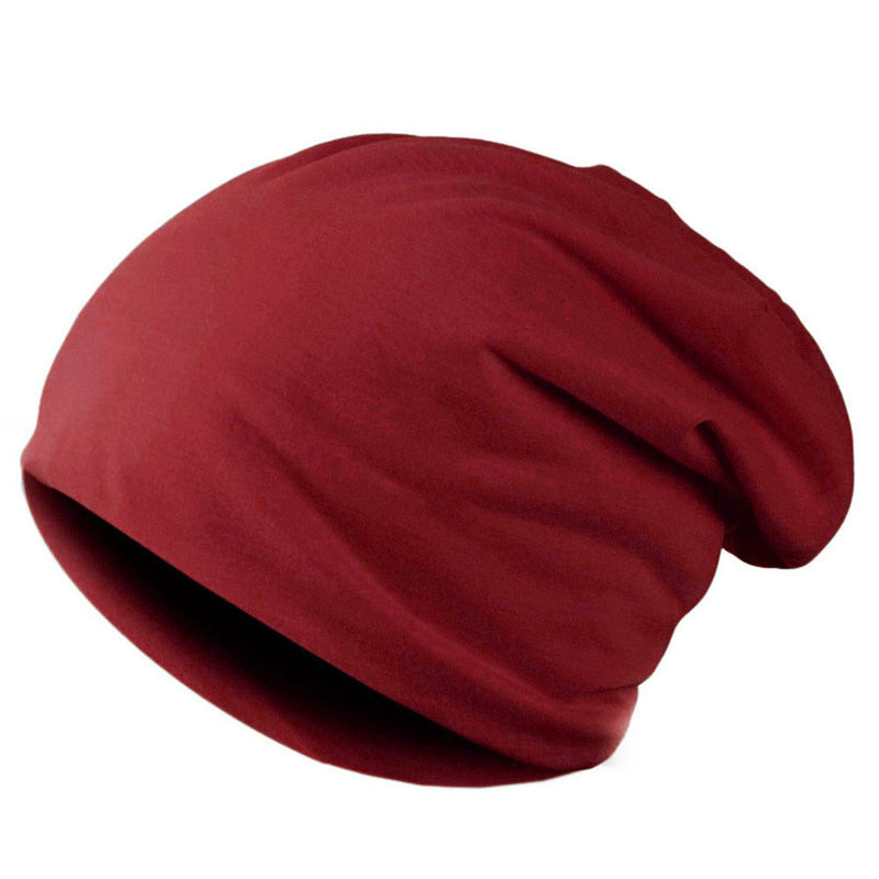 Men's solid color cotton beanie, view 10 - MRSLM