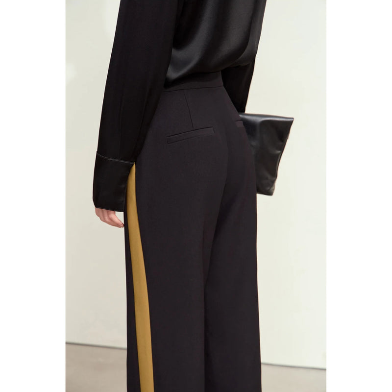 contrast stitching blazer pants for women, view 7 - MRSLM