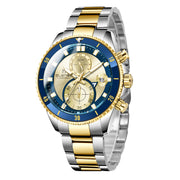 men's classic six-hand steel watch, view 3 - MRSLM