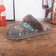 cowhide warm slippers, view 9 - MRSLM