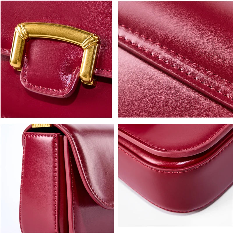 small genuine leather crossbody bag, view 9 - MRSLM