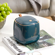 compact pressing desktop trash can, view 3 - MRSLM