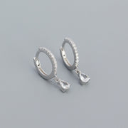 sterling silver colored stone earrings, view 10 - MRSLM