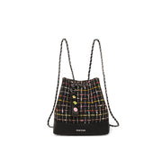 wool chain backpack, view 2 - MRSLM