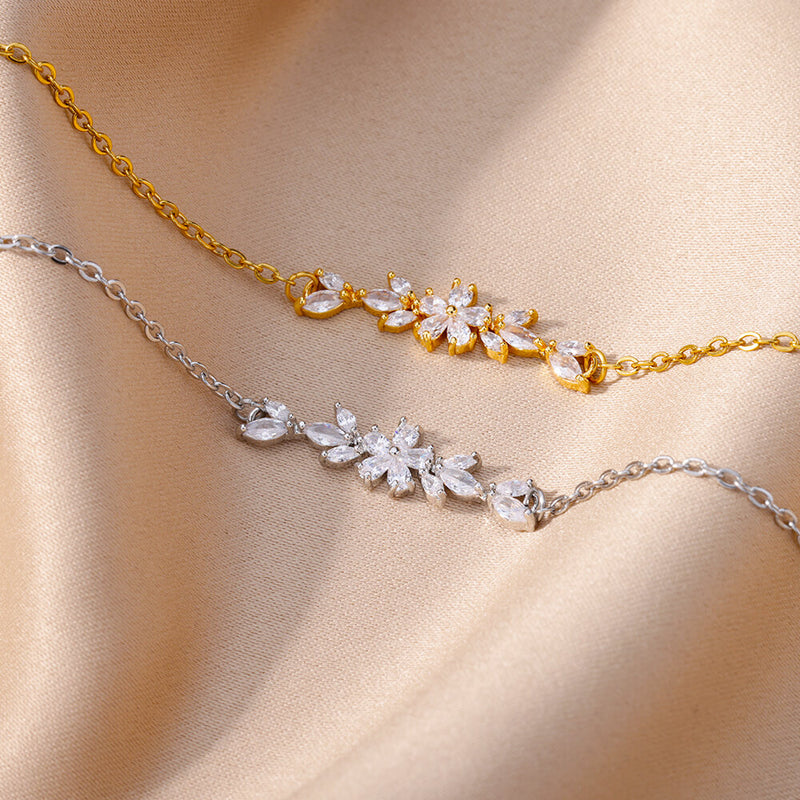 flower charm bracelet, view 5 - MRSLM