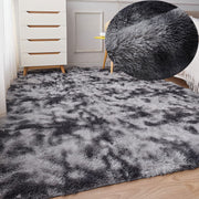 plush gray area rug, view 2 - MRSLM