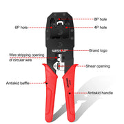 network cable crimping pliers, view 4 - MRSLM