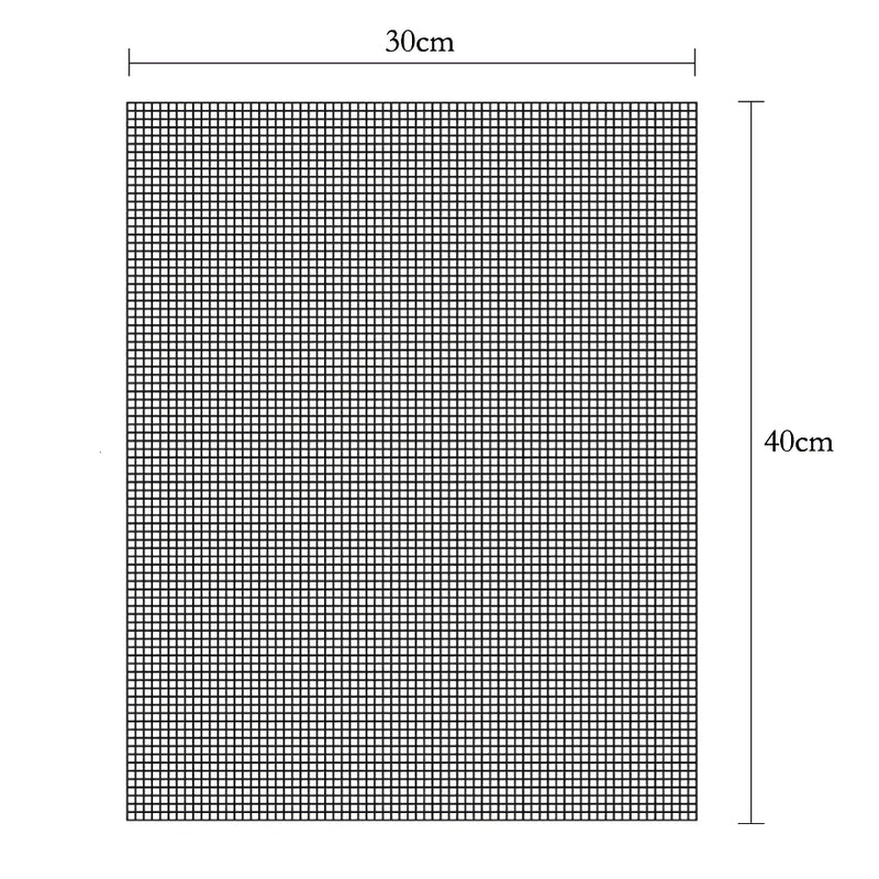 Reusable non-stick BBQ grill mat, view 3 - MRSLM