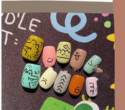 graffiti wearable press-on nail tips, view 5 - MRSLM