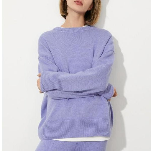 women's o-neck sweater, view 6 - MRSLM