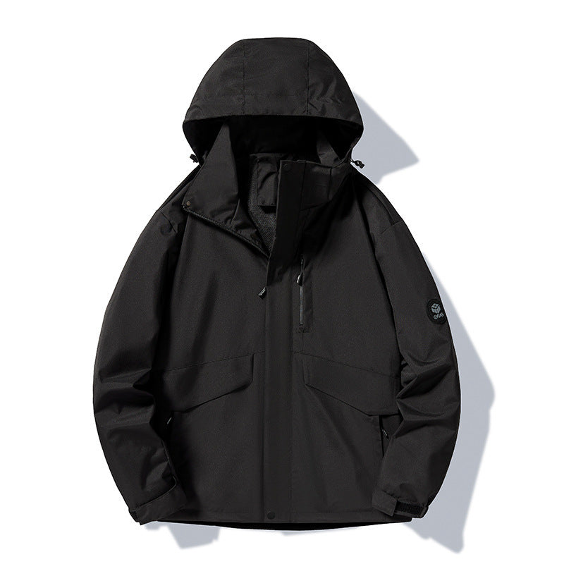 thin hooded hiking jacket, view 8 - MRSLM